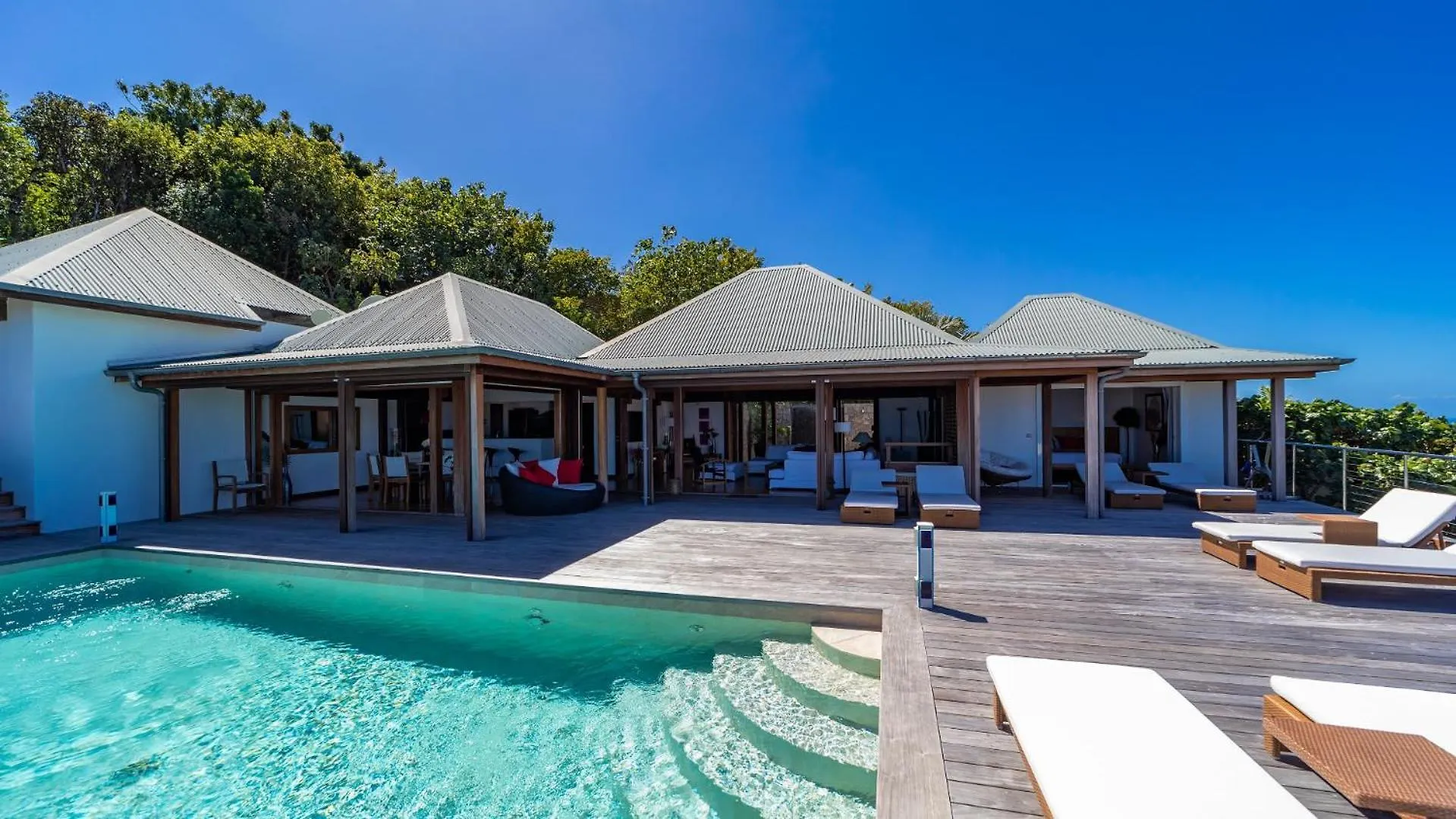 Modern Villa With Asian Influenced Decors St. Barthelemy